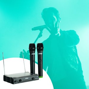 Bezprzewodowy zestaw 2x mikrofon PARTY-200UHF-MKII one size 12