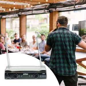 Bezprzewodowy zestaw 2x mikrofon PARTY-200UHF-MKII one size 2