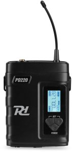 Zestaw mikrofonowy nagłowny 2x 80-kanałowy UHF PD220B Power dynamics one size 8