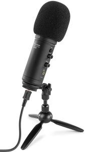 Mikrofon studyjny USB Power Dynamics PCM120 ze statywem i oświetleniem one size 4