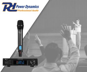 Zestaw mikrofonowy UHF 160 kanałów PD210 Power Dynamics one size 2