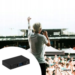 Zestaw mikrofonowy UHF 160 kanałów PD210 Power Dynamics one size 9