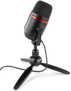 Mikrofon pojemnościowy USB Power Dynamics PCM100 ze statywem stołowym one size 2