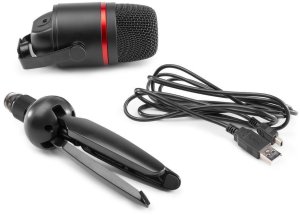 Mikrofon pojemnościowy USB Power Dynamics PCM100 ze statywem stołowym one size 3