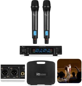 Zestaw mikrofonowy 2x 80 kanałowy UHF PD220 Power Dynamics one size 1