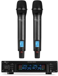 Zestaw mikrofonowy 2x 80 kanałowy UHF PD220 Power Dynamics one size 3