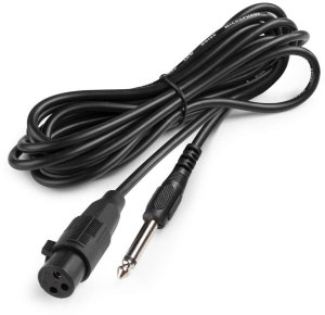 Mikrofon ze statywem, kablem i torbą one size 6