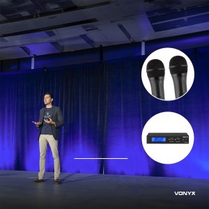 Mikrofon Vonyx Zestaw mikrofonów doręcznych VHF WM522 one size 12