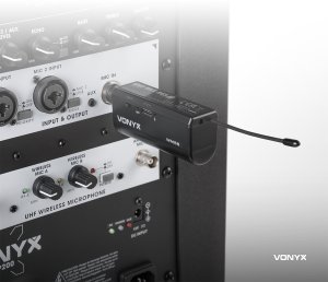 Bezprzewodowy zestaw mikrofonów UHF do ręki WM552 Vonyx one size 16