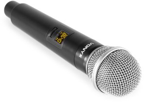 Bezprzewodowy zestaw mikrofonów UHF do ręki WM552 Vonyx one size 8