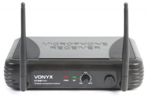 Zestaw z mikrofonem nagłownym oraz bodypackiem Vonyx STWM711H one size 2
