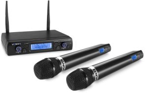 Mikrofon Vonyx Zestaw mikrofonowy bezprzewodowy 2x mikrofon UHF WM62 one size 2