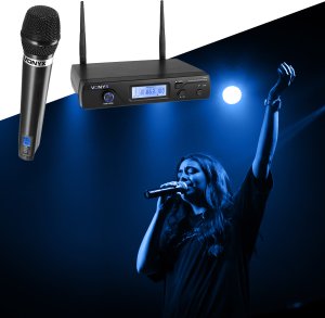 Mikrofon Vonyx Zestaw mikrofonowy bezprzewodowy UHF WM61 one size 14