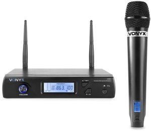 Mikrofon Vonyx Zestaw mikrofonowy bezprzewodowy UHF WM61 one size 2