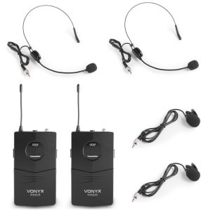 Mikrofon Vonyx Zestaw mikrofonów bezprzewodowych nagłownych UHF WM82 one size 5