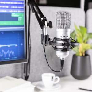 Zestaw mikrofonowy studyjny CMS300S tytan USB one size 13