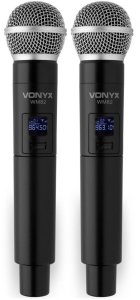 Mikrofon Vonyx Zestaw mikrofonów bezprzewodowych UHF 2x doręczny WM82 one size 5