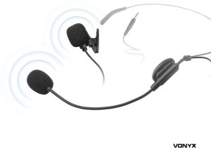 Bezprzewodowy zestaw mikrofonowy WM55B UHF P&P one size 15