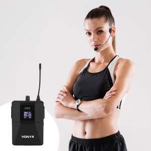 Bezprzewodowy zestaw mikrofonowy WM55B UHF P&P one size 10