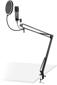 Mikrofon Vonyx CMS320B mikrofon studyjny USB z echem i ramieniem - czarny one size 3
