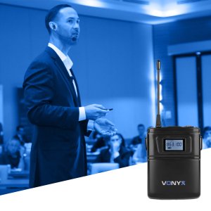 Mikrofon Vonyx Zestaw mikrofonowy bezprzewodowy UHF WM61B one size 15