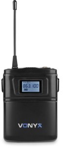 Mikrofon Vonyx Zestaw mikrofonowy bezprzewodowy UHF WM61B one size 10