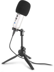 Vonyx CM320S Mikrofon studyjny USB ze statywem stołowym - tytanowy one size 4