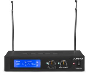 Mikrofon Vonyx Zestaw mikrofonów nagłownych VHF WM522B one size 5