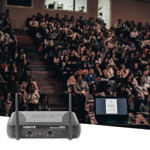 Mikrofon Vonyx Zestaw nagłownych mikrofonów bezprzewodowych STWM712H one size 7