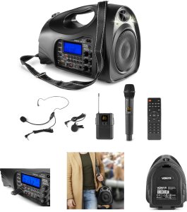 Głośnik mobilny Vonyx 130W ST016 BT MP3 mikrofony one size 11