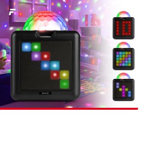 Głośnik Fenton Głośnik bluetooth karaoke z półkulą LED 15W BT 2 mikrofony one size 12