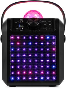 Głośnik Fenton Głośnik Karaoke z półkulą LED mikrofony KAR55B Czarny one size 8