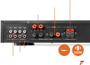 Fenton Wzmacniacz kina domowego Surround 5.1 one size 8