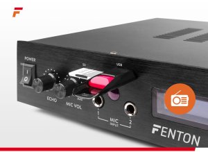 Fenton Wzmacniacz kina domowego 2x 100W+ 3x 60W BT AV-150BT one size 16