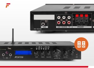 Fenton Wzmacniacz kina domowego 2x 100W+ 3x 60W BT AV-150BT one size 18