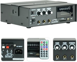 Wzmacniacz radiowęzłowy z odtwarzaczem PAA60USB one size 2