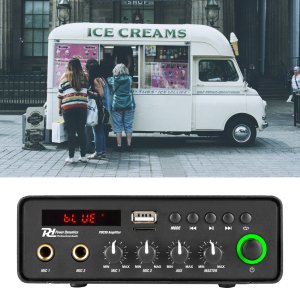 Wzmacniacz mobilny PDC30 30W 12V/220V Power Dynamics one size 10