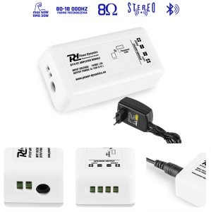 Kompaktowy wzmacniacz stereo 60W BT10 Power Dynamics one size 1