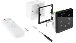 Wzmacniacz audio Powerline A100B do montażu ściennego BT czarny one size 12