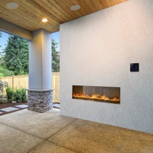 Wzmacniacz audio Powerline A100B do montażu ściennego BT czarny one size 14