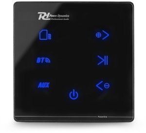 Wzmacniacz audio Powerline A100B do montażu ściennego BT czarny one size 16