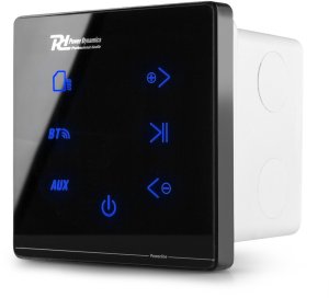 Wzmacniacz audio Powerline A100B do montażu ściennego BT czarny one size 3