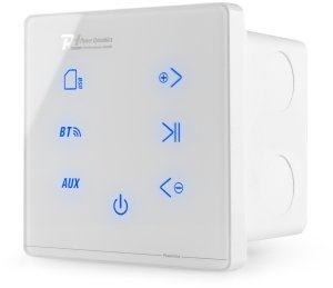 Wzmacniacz audio Powerline A50W BT do montażu ściennego, biały one size 13