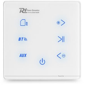 Wzmacniacz audio Powerline A50W BT do montażu ściennego, biały one size 6
