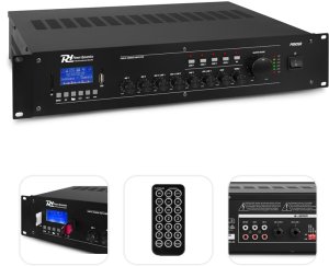 PRM360 100V 6 kanałowy Mikser-Wzmacnicz 4 strefowy 360W PD one size 7