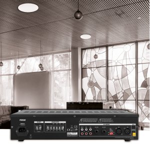 PRM360 100V 6 kanałowy Mikser-Wzmacnicz 4 strefowy 360W PD one size 8