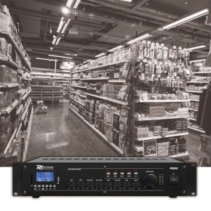 PRM360 100V 6 kanałowy Mikser-Wzmacnicz 4 strefowy 360W PD one size 9