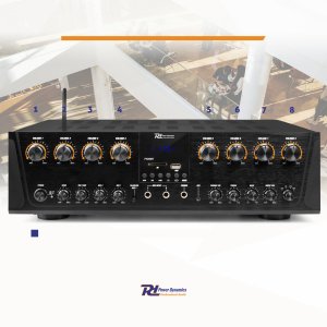 Power Dynamics Wzmacniacz audio 8 strefowy 800W PV280BT one size 7