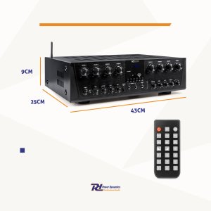 Power Dynamics Wzmacniacz audio 8 strefowy 800W PV280BT one size 10