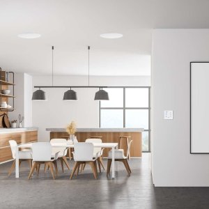 Wzmacniacz audio Powerline A100W BT do montażu ściennego, biały one size 14